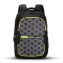 uppercase Pixel Laptop Backpack | 3 Compartments, Well-Padded, Rain Cover, Trolley Sleeve, Organisers, Side Bottle Pocket | For Boys & Girls | 500 Days Warranty | Black