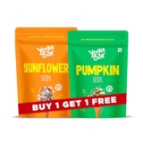 Yogabar Pumpkin Seeds Unroasted Rich in Protein and Fiber Superfood – 250g, Sunflower Seeds for Eating Protein and Fibre 250gm (Pack of 2)