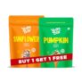 Yogabar Pumpkin Seeds Unroasted Rich in Protein and Fiber Superfood – 250g, Sunflower Seeds for Eating Protein and Fibre 250gm (Pack of 2)