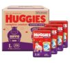 Huggies Complete Comfort Wonder Pants | Pant Style Baby Diapers Large Size, 256 Count | India’s Fastest Absorbing diaper, Clinically Proven to Prevent Diaper Rash | Ideal for 9 to 14 Kgs (64 count, Pack of 4)