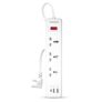 Honeywell 3 Outlet Extension Board with Master Switch, 6 Amps, 250V, 1xType C & 2xUSB, 3 International Sockets, Pure Copper, 6 Advanced Safety Features, 2 Mtr Power Cord, BIS Certified, 1 yr Warranty
