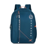Skybags Unisex Brat 20L Premium Polyester Adjustable Straps 4 Compartment Backpack (E) Navy