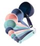 All Time Plastic Precise Measuring Cups & Spoon Combo of 10 Pcs for Dry or Liquid/Kitchen Gadgets for Cooking & Baking Cakes/Measuring Cup Set Combo with Handles (Set of 5 Cups & 5 Spoons)