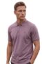 Louis Philippe_Mens_Solid_Mauve_Tshirt_LYKPCSLP023198_L