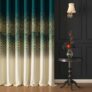 Story@Home Blackout Digital Print Long Door Curtains 9 Feet Long Set Of 1 | Room Darkening Curtain | Thermal Insulated Curtains For Living Room | (118 X 275 Cm, Beige & Green) | Perfect For Home Decor