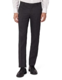 Arrow Men’s Solid Tapered Fit Polyester Formal Trouser