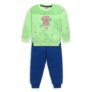 LuvLap Baby Boys Full Sleeve Sweatshirt & Pyjama Set Pack Of 1, Cotton Rich Fleece, Paradise Green, M (3 to 6 Months)