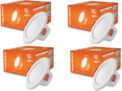 HALONIX Kornet Max 5.5W Downlighter white 75mm Cut out Pack 4 Ceiling Light Ceiling Lamp(White)