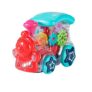 Toyshine Train Engine Concept Musical and 3D Lights Kids Transparent Vehicle, Toy for 2 to 5 Year Kids Baby Toy, Multicolor