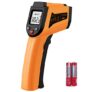 PWWDADA Longhuateng ChengBangDa Laser Infrared Thermometer Non-Contact Digital Temperature Gun-50°C to 400°C(-58°F to 752°F) IR Thermometer for Industrial, Kitchen Cooking, Ovens (Orange) Plastic
