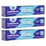 Freshee Aluminium Foil for Wrapping Food 22mtrs Silver Foil Roll Disposable Foil for Food Parcel 66000sqcm, Pack of 3