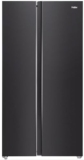 Haier 540L 3Star 2 Door Side by Side Frost Free Refrigerator|Expert Inverter|Internal Mi-com|Twist Ice Tray|Deo Fresh Technology (HRS-615LB, Luxe Black)