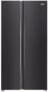 Haier 540L 3Star 2 Door Side by Side Frost Free Refrigerator|Expert Inverter|Internal Mi-com|Twist Ice Tray|Deo Fresh Technology (HRS-615LB, Luxe Black)