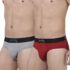 Jack & Jones Men Graphic Print Regular Fit Mid Rise Purple Boxer
