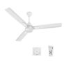 Crompton Energion Caelum 1200mm BLDC Ceiling Fan | Remote & Regulator Control | BEE 5 Star Rated Energy Efficient | 4 Year Manufacturer’s Warranty on Motor | Silver White