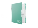Navneet HQ | Five Subject Spiral Wiro Bound Notebook|14.8×21 cm |Single Line |300 Pages | Mint Green