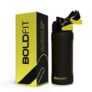 Boldfit Sipper Water Bottle for Adults & Kids 1L Plastic Sipper Bottle with Straw Leakproof BPA Free Reusable Drinking Bottle for Gym, School, Office, Sports, Cycling & Travel for Men Women Kids