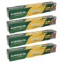 Freshee 9 Plus 2 m Aluminium Silver Kitchen Foil Roll Paper Pack of 4|11 Micron Thick|Food wrap|Disposable Food Parcel|Fresh Food|Food Grade
