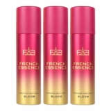 French Essence Bloom | Body Spray | Deodorant For Women | Long Lasting Scent 150ml Each – Pack of 3