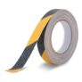Robustt Anti Skid/AntiSlip Tape 5 Meter 25MM (Pack of 2) Fall Resistant with PET Material and Solvent Acrylic Adhesive Tape for Slippery Floors, Staircase, Ramps, Indoor, Outdoor Use – Yellow & Black