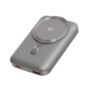 Ambrane [New & Faster] Qi2 & MagSafe Wireless 10000mAh Powerbank, Improved 15W Faster Wireless Charging, 22.5W Wired Output, Qi2 Certified, Fast Charging, 22.5W Output, for iPhone (Snap 2, Titanium)