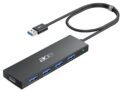 Acer USB Hub for Laptops 4-in-1, Multi USB 3.0 Port Hub Extension Adapter, Type A Splitter Extender for Keyboard, Mouse, Compatible with acer PC, XPS, Surface, ThinkPad – 2FT/60cm