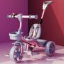 Lifelong Trike Cycle for 2-5 Years – Tricycles for Boy & Girl – Baby Cycle for Kids with 3 EVA Wheels, Bell & Basket -Durable Tricycle with Parental Control 30kg Capacity (Pink & Grey)