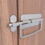 Boniry Door Latch Lock, Kadi/Kundis with Grab Handles – Solid Metal Door Stopper for Bathroom, Home, Office – Easy Install, Smooth Sliding, Heavy Duty Latch (2, Matt)
