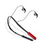 Krisons Zytel-MB12 Neck Band 10mm Driver | Battery Life 40 Hours | with Micro USB Charge | IPX4 Water Resistant | with Mic | Deep Bass | RED Black