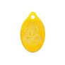 Muthoot Pappachan Swarnavarsham 24K (999) Yellow Gold Oval Ganesha Pendant 2 Gram
