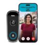 Qubo Smart WiFi Video Doorbell from Hero Group | Instant Phone Visitor Video Call | Intruder Alarm System | 1080P FHD Camera | 2-Way Talk | Alexa & OK Google | Plug and Play AC Chime | Made in India