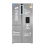 Haier 592L 3Star 3-Door Water Dispenser Side by Side Frost Free Refrigerator|Convertible|Wi-Fi|Inverter|Digital Display Panel|Deo Fresh Technology (HRT-683WISU1, Inox Steel)