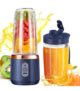 Portable Blender Juicer with Travel Bottle, Personal Size Smoothie Maker, USB Rechargeable