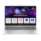 HP 15, Intel Core Ultra 5 125H, 12 Tops (16GB DDR5, 512GB SSD) FHD, IPS, 15.6”/39.6cm, Win11, M365 Basic* Office24, Silver, 1.65kg, fd1254TU, Intel Graphics, FHD Camera w/Shutter, AI Powered Laptop