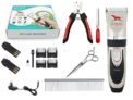 Petology Professional Automatic Rechargeable Pet Hair Trimmer With Extra Battery For Dogs & Cats