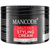 Mancode Hair Styling Cream For Men – 100 gr | For Daily Use Style & Nourishment | Non-sticky, Non-oily | Paraben & Sulphate FREE | Itch Free Daily Hair Cream | UV Protect & Care | Soft & Manageable Hair