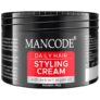 Mancode Hair Styling Cream For Men – 100 gr | For Daily Use Style & Nourishment | Non-sticky, Non-oily | Paraben & Sulphate FREE | Itch Free Daily Hair Cream | UV Protect & Care | Soft & Manageable Hair