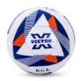 Vector X Kick PVC Football Machine Stitched 32 Panels Professional Training Soccer Foot Ball Suitable for Soft & Dry Ground, Training Ball, Soccer Ball |Men & Women (Color- White) Size – 3