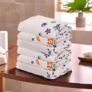 Urbane Home 6 Pcs Soft Cotton Face Towels for Men & Women | Easily Washable | Travel Friendly Pocket Towels & Gym Napkins | Assorted
