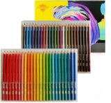 Corslet 48 Pc Oil Colour Pencils Set Art Kit Color Drawing For Artists Sketching Artist Beginners & Pro Art, And Colouring, Multi-coloured, Multi