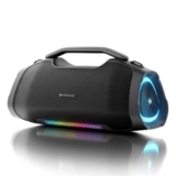 Zebronics 2026 Launch 75W Bluetooth Speaker, Upto 5Hrs Playback, Dual 78mm Drivers, 101mm Subwoofer, Dual Passive Radiators, RGB Modes, 6.3mm Mic Input, TWS, BT v5.3, Type-C (Sound Feast 550)