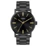 TIMEX Analog Watch for Man with Black Round Dial & Black Stainless Steel Bracelet Band Water Resistant Men’s Wrist Watches – TWHG35SMU09