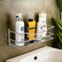 Plantex (Primax) Plastic Self Adhesive Bathroom Shelf/Bathroom Organizer Shelf/Wall Mount Bathroom Accessories – Pack of 4 (Pink)