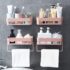 Kuber Industries Stainless Steel Bathroom Shelf for Wall – Washroom Organizer Shampoo Holder Stand & 12 Inch Kitchen Storage Rack – Silver