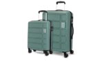 Kamiliant by American Tourister 2 Pc Harrier Edge 8W Set 56 Cm & 68 Cm – Small & Medium Polypropylene(PP) Hardside 8 Wheels Spinner Luggage Set/Trolley Bag Set (Slate Grey)