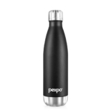 Go24 pexpo Water Bottle 500ml | Hot and Cold Flask | ISI Certified Steel Bottle | 3 Layer Insulation | Leakproof | for Home, Office | 2-Year Warranty |Electro| Knight Black