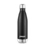 Go24 pexpo Water Bottle 500ml | Hot and Cold Flask | ISI Certified Steel Bottle | 3 Layer Insulation | Leakproof | for Home, Office | 2-Year Warranty |Electro| Knight Black