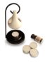 Pure Source India Aroma Set with 10 ML Aroma Oil and 4 Tea Light Candles, Lemon Grass Aroma Oil (White Lemon Grass)