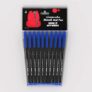 Classmate Hook- Blue Ball Pens (Pack of 10)|Smooth & Fast Writing Ball Pens|Unique Griper for Writing Comfort|Attractive Body Design for Boys & Girls|School & Office Stationery