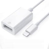 BigPlayer Compatible with iPad iPhone, OTG Cable, White (OTG Adapter)